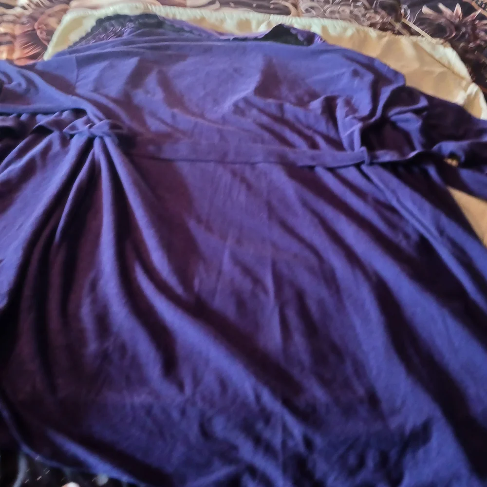 Vintage 90's Vanity Fair Purple Robe - Picture 5 of 15